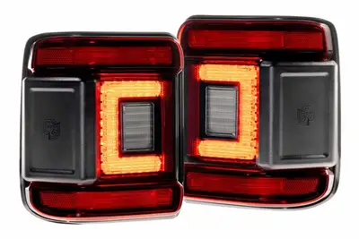 Morimoto Morimoto XB LED Low Profile Tail Lights - Red Lens - JL
