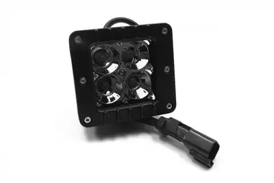 Southern Truck 3.0 X 3.0 Inch 16W Square LED Cube Light Flood Beam 1,440 Lumens Each Southern Truck Lifts