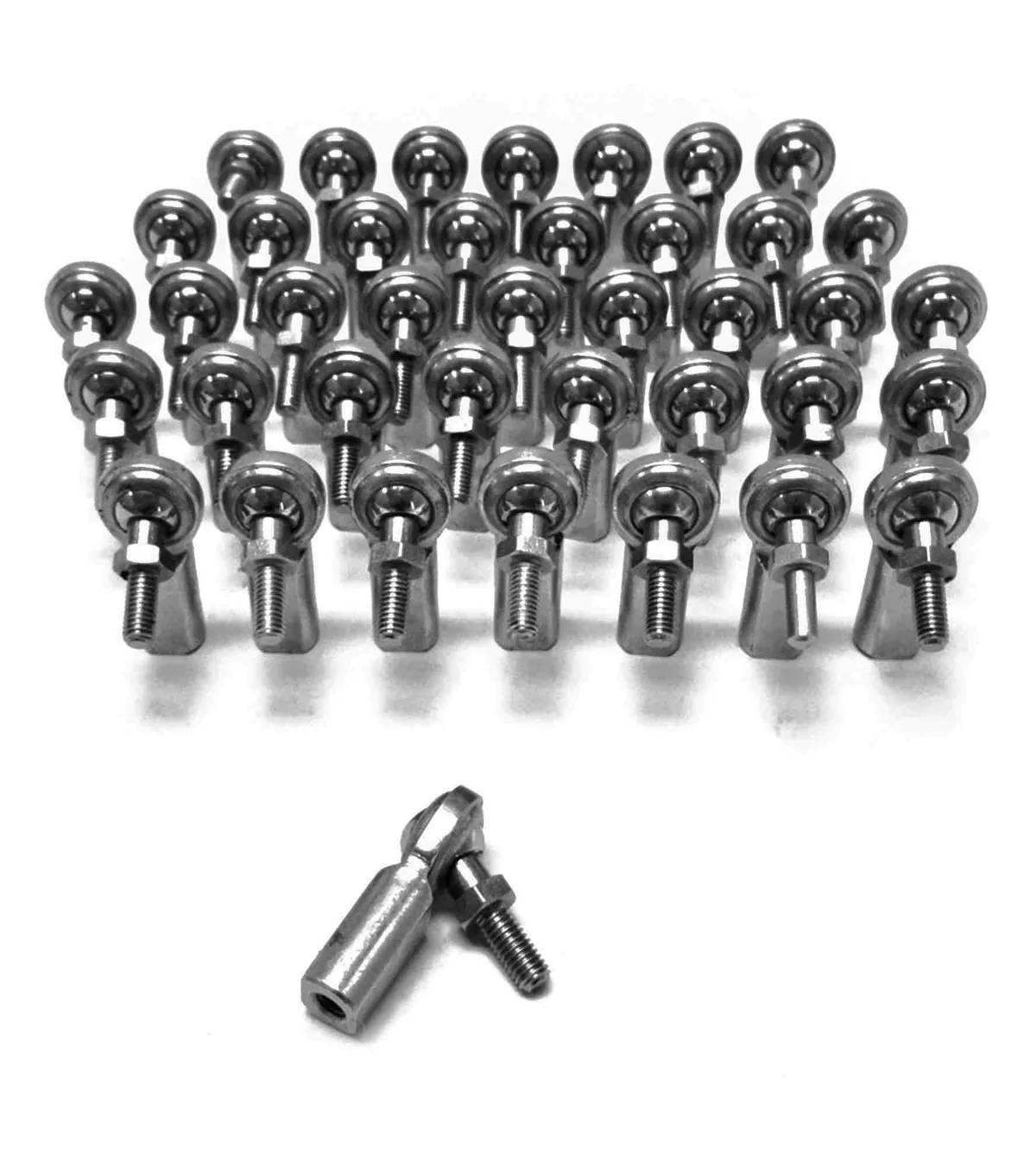 Steinjager Steinjäger Inch Female Rod Ends Steel Housing, 2 Piece 3/8-24 RH Studded 40 Pack