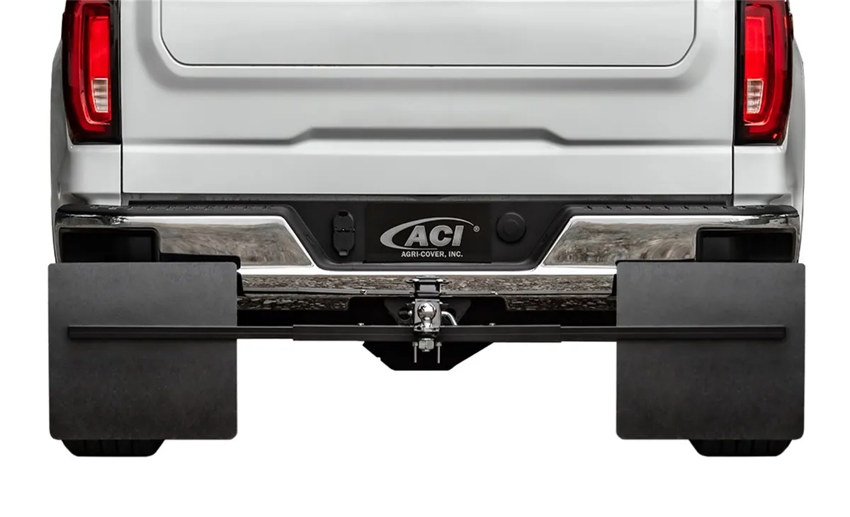 ROCKSTAR™ Mud Flap; 76-82 in Frame; Matte Black; Fit Not Dually Models; product image
