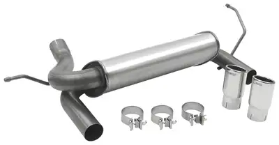 Dynomax 0718 Wrangler 3.6/3.8l 2.5in Axleback Systemsuper Turbo Muffler