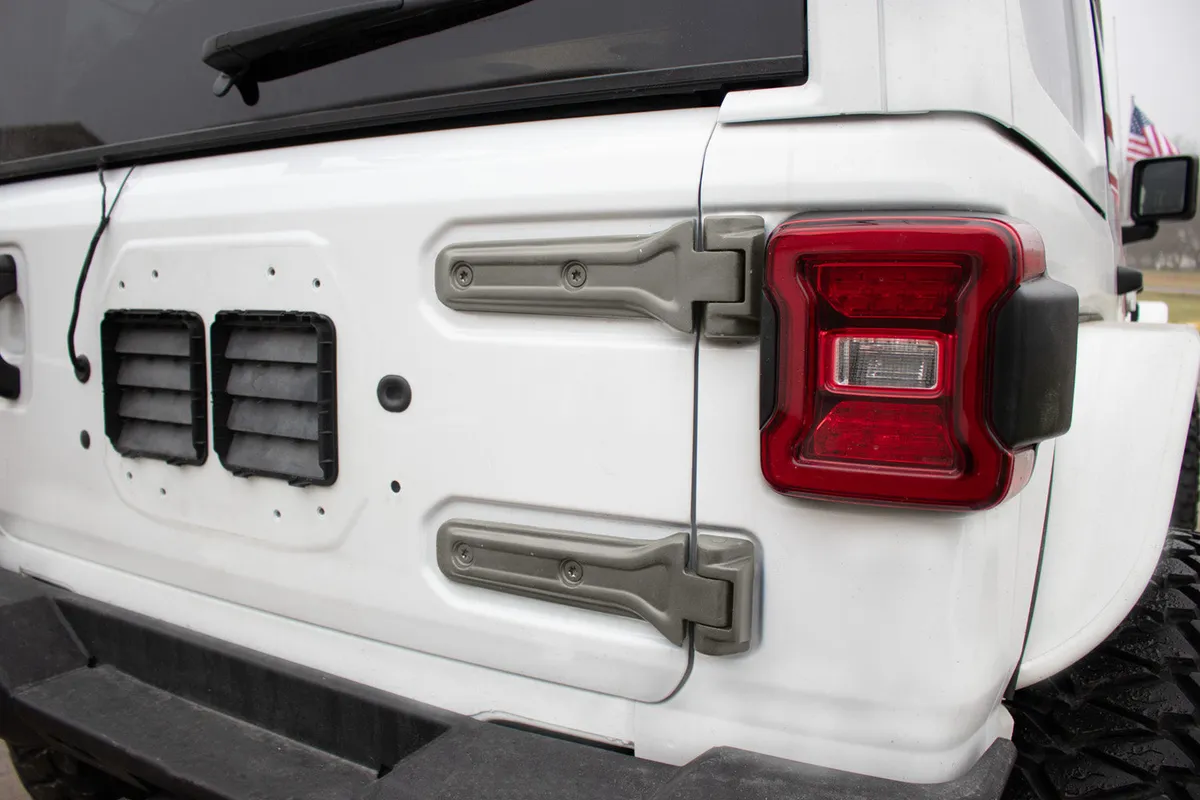 18c Wrangler JL Tailgate Hinge Set Prepped For Paint product image