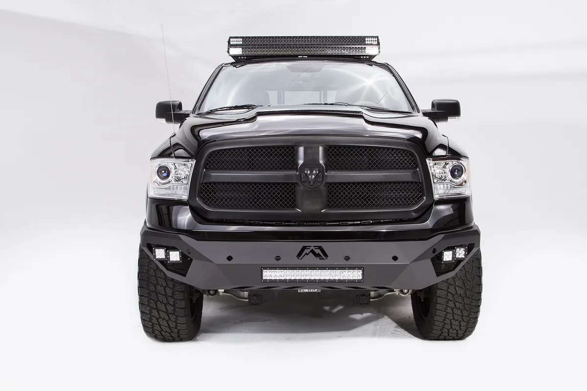 1318 RAM 1500 Vengeance Front Sensor Bumper w/ no Guard Matte Black product image