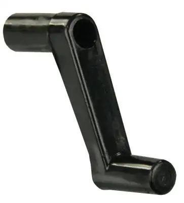 JR Products 1in Plastic Window Crank Black
