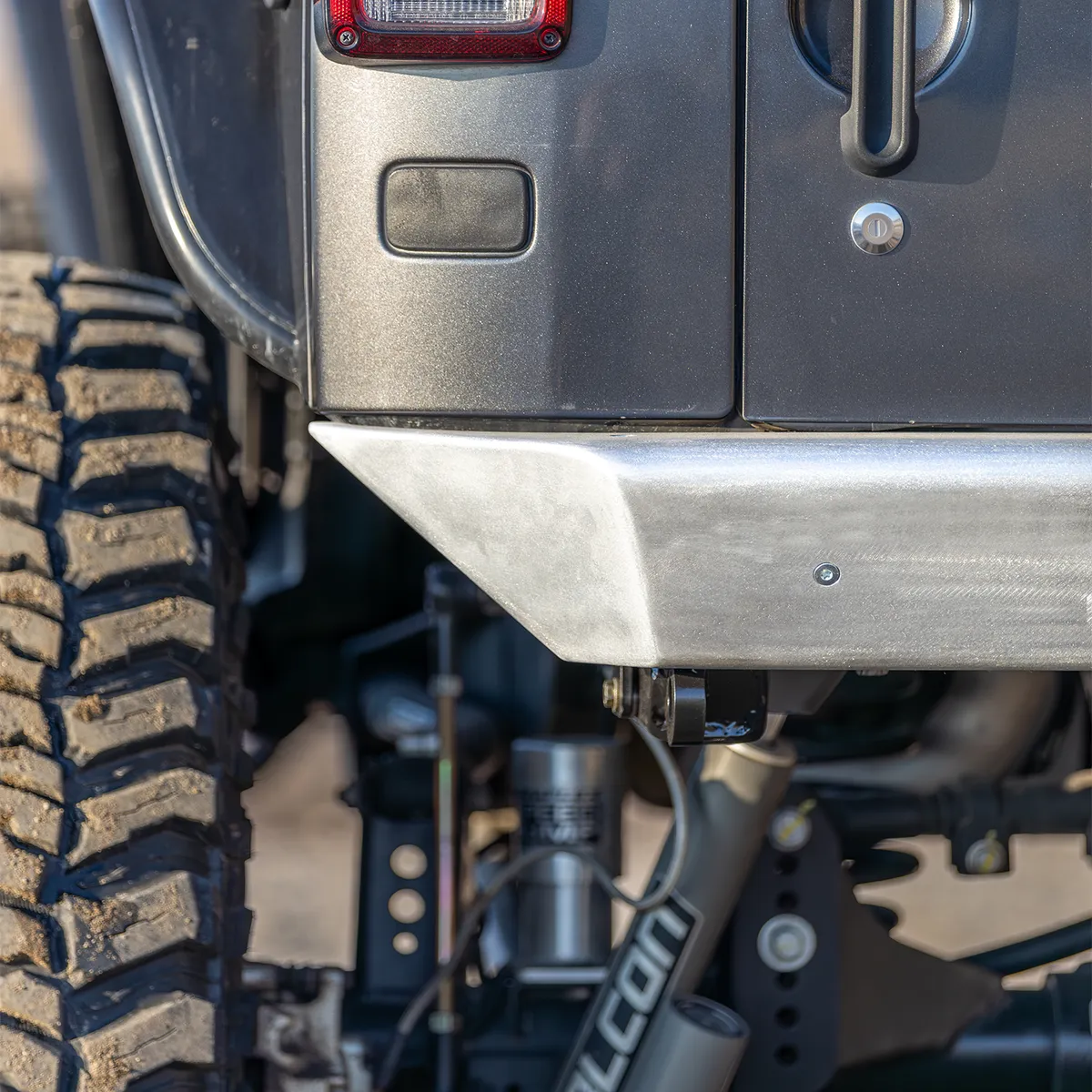 0718 Wrangler Legacy Rear Bumper Kit Raw product image