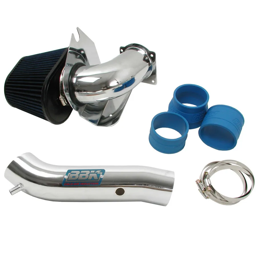 Bbk Mustang 3.8l v6 Cold Air Intake - Fenderwell Style (Powder Coated Chrome) product image