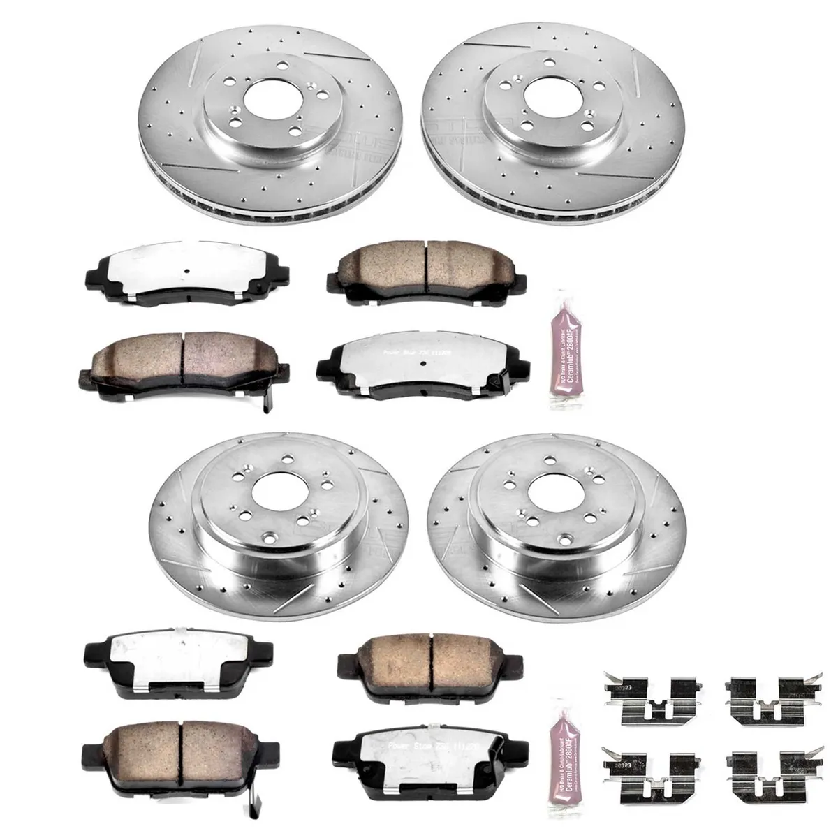 Z36 Truck/Tow Upgrade Kit: Drilled/Slotted Rotors; Carbon-Fiber Ceramic Pads W/Hardware product image