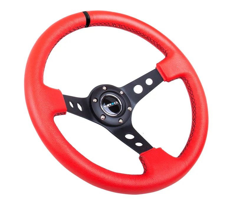 Steering Wheel 350mm 3in Dish Black Leather product image