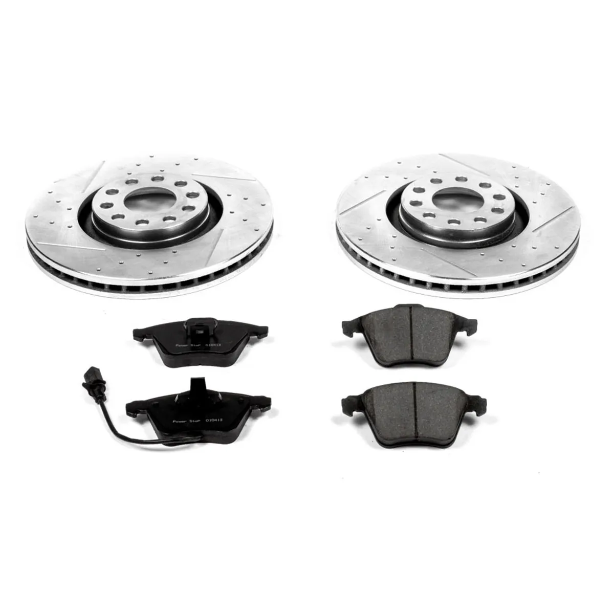 Z23 Evolution Sport Upgrade Kit: Drilled/Slotted Rotors; Carbon-Fiber Ceramic Pads W/Hardware product image