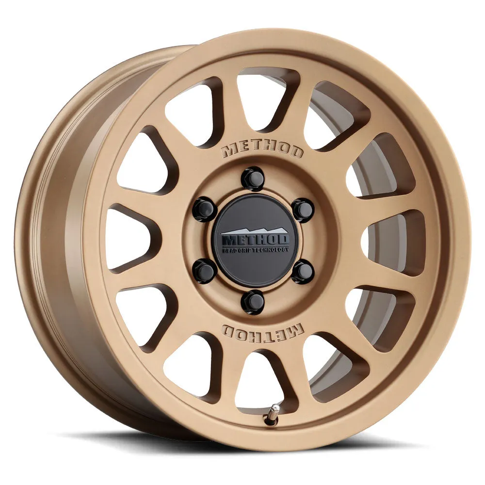 MR703 Bead Grip 17x8.5 0mm Offset 8x170 130.81mm Centerbore Machined - Clear Coat product image