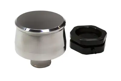 PRW PRW - Valve Cover Breather Kit, Push In Style, Black Anodized - 4120444