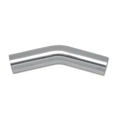 Vibrant Performance 30 Degree Aluminum Bend; 3.5 in. O.D.; 4.75 in. Centerline Radius; 5.5 in. Leg Length From Tangent; 1.8MM Wall Thickness; 6063 Aluminum; Polished;