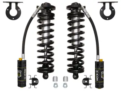 ICON Vehicle Dynamics ICON 2005-2023 Ford F-250/F-350 Super Duty 4WD, 2.5-3” Lift, V.S. 2.5 Series Coilover Conversion Kit, Remote Reservoir w/ CDCV, w/ Caster Cams