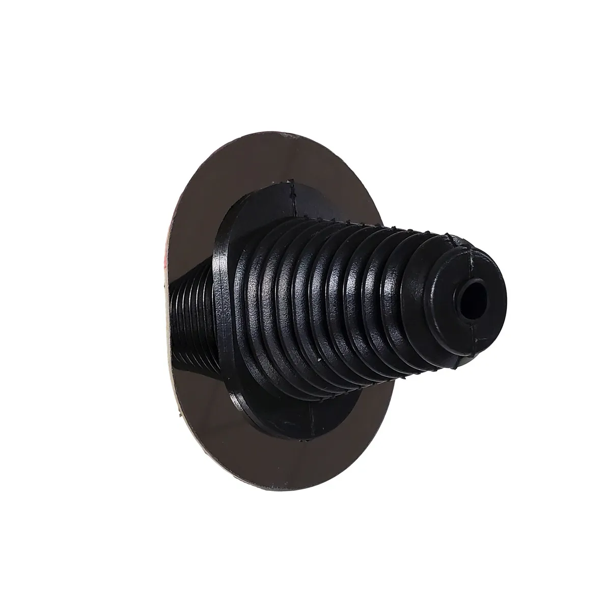JJ s Rods Universal brake and clutch pedal firewall boot. Includes oval style polished stainless steel bezel and stainless steel hardware. product image