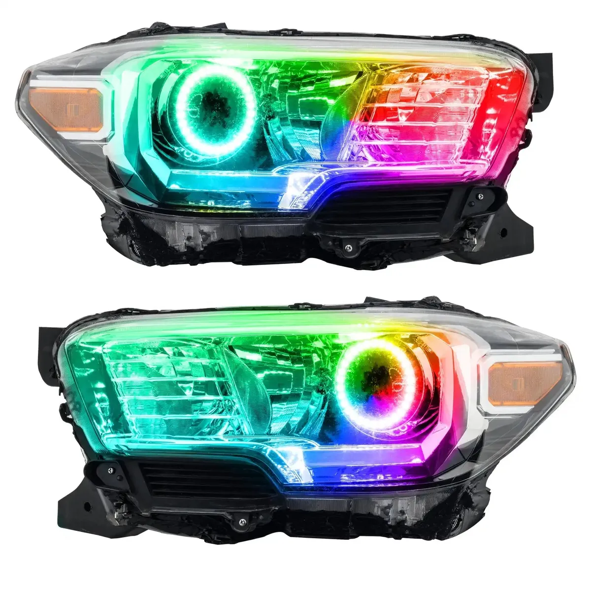 2016-2018 Toyota Tacoma LED Headlight Halo Kit - ColorSHIFT® - w/BC2 Controller product image