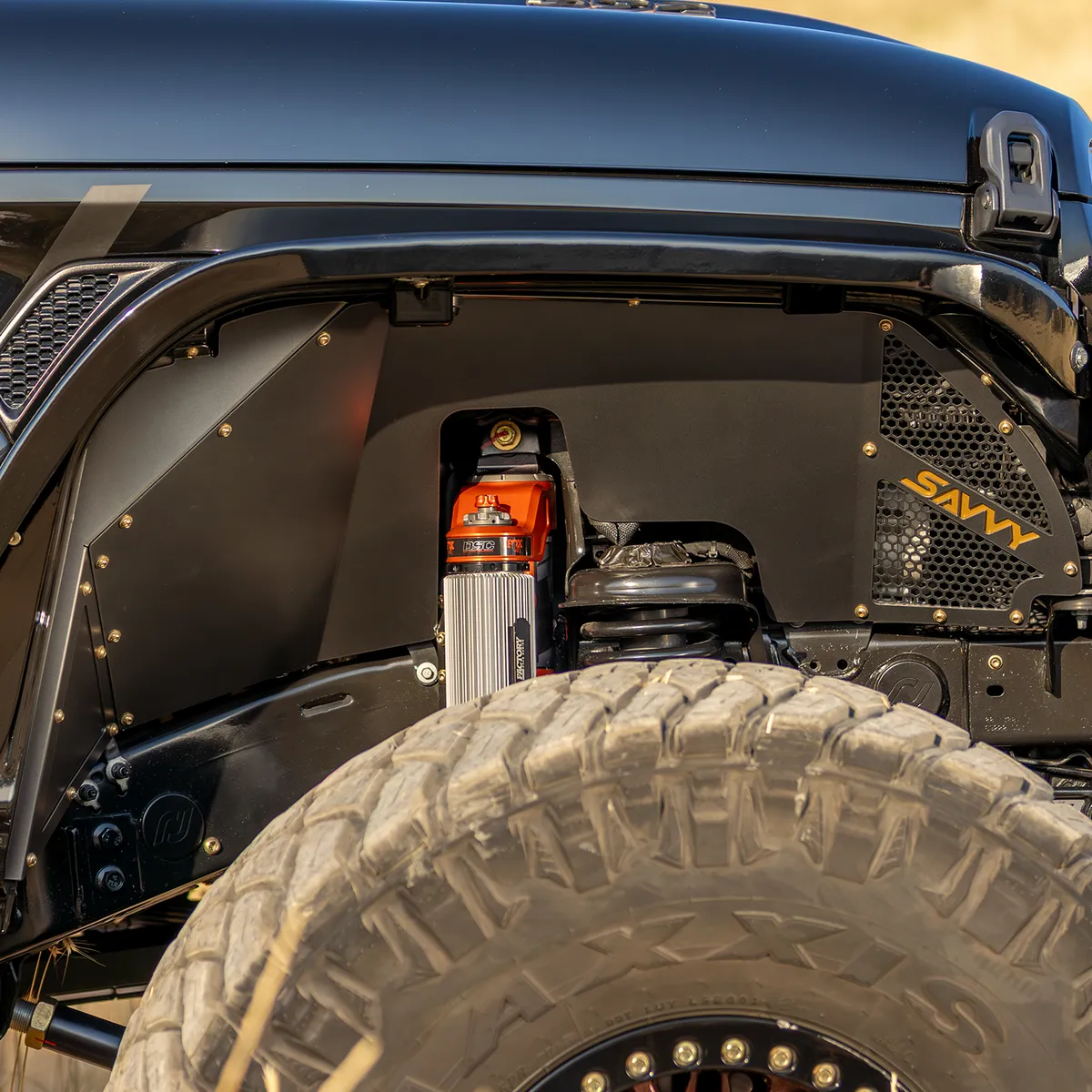 18c Wrangler/20c Gladiator Front Inner Fender Liner Raw product image