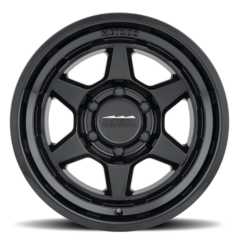 MR708 Bead Grip 17x8.5 0mm Offset 6x5.5 106.25mm Centerbore Gloss Black product image
