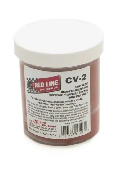 Red Line Oil CV Joint Grease 14 Oz Jar CV-2 Grease Red Line Oil
