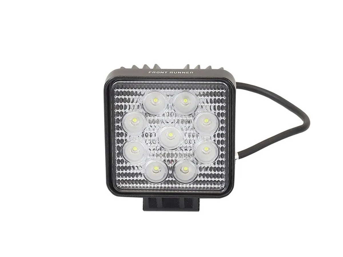 Front Runner LED Light; 4 in.; Square LED Work Light; 27W;
