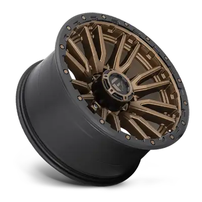 Fuel Off-Road Aluminum Wheels 20X10 Rebel D681 8 On 170 Matte Bronze Black Bead Ring 125.1 Bore -18 Offset Fuel Off Road Wheels