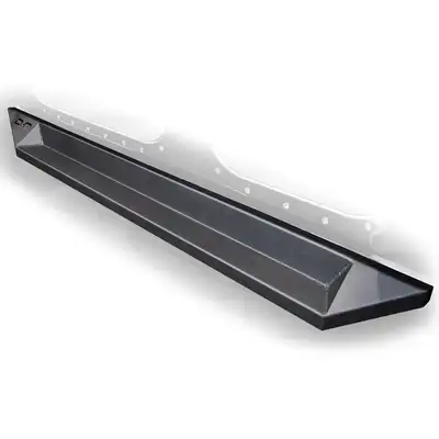 DV8 Offroad 0718 Wrangler Rock Slider Step Matt Black 4DR Plated Steel