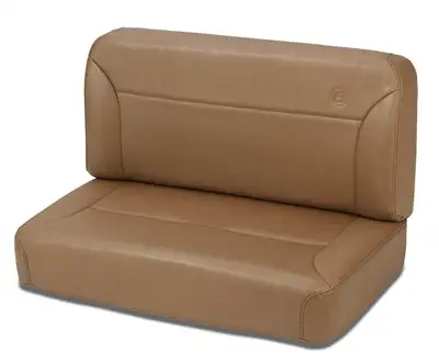 Bestop Jeep Seats Trailmax II Fixed-Back Rear Bench Seat For Jeep 1955-1983 CJ5 Spice Bestop