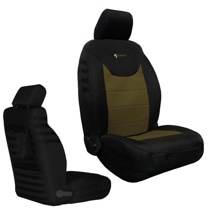 Front Tactical Seat Covers For Jeep® Wrangler JK & Jku 2013-18 Bartact (Pair) w/ Molle - SRS Air Bag Compliant product image