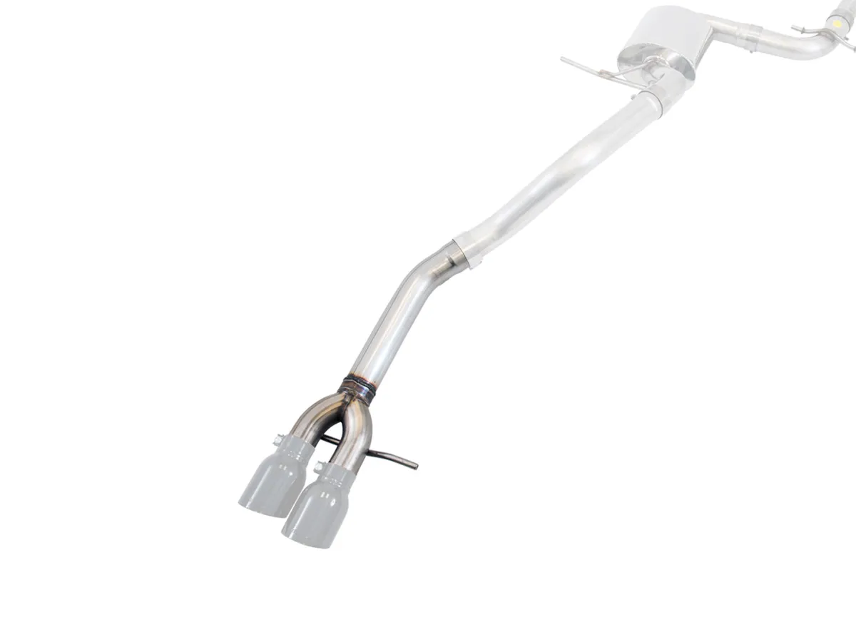 AWE Track Edition Exhaust for MK6 GLI 2.0T - MK6 Jetta 1.8T - Diamond Black Tips product image