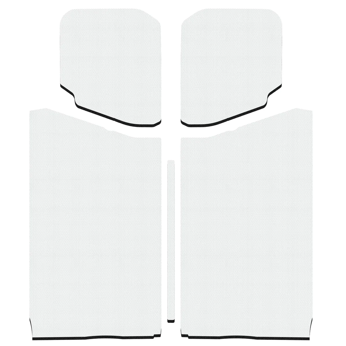 DEI 50190 Wrangler JL 2-Door White Original Finish Headliner Only 050190 product image