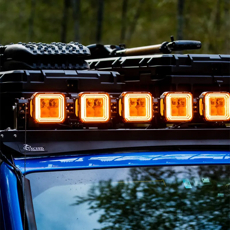 5 Inch LED Pod Lights White + Amber Dual-Mode for Jeep Wrangler JL/ Gladiator JT product image