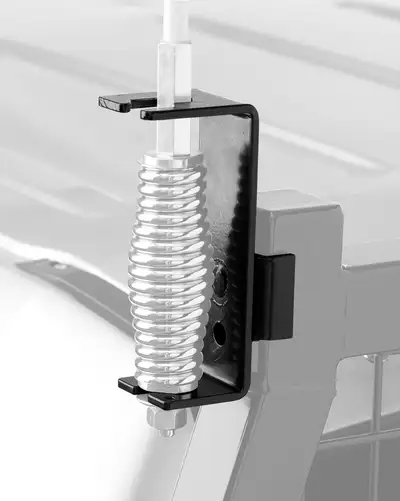 RealTruck Backrack Attaches Mining/Buggy Whips, Universal all Racks Fasteners Incld