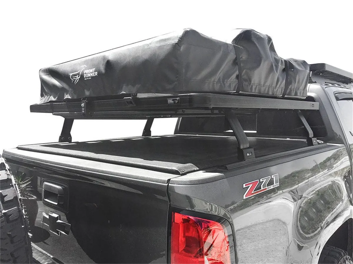Slimline II Load Bed Rack Kit; Incl. 2 Tracks; 2 Universal Legs; 2 Top Leg Mounts; Drilling Required; product image