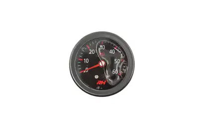 Redhorse Performance Liquid Filled Fuel Pressure Gauge1/8 In Npt Inlet60psiall Black Finish