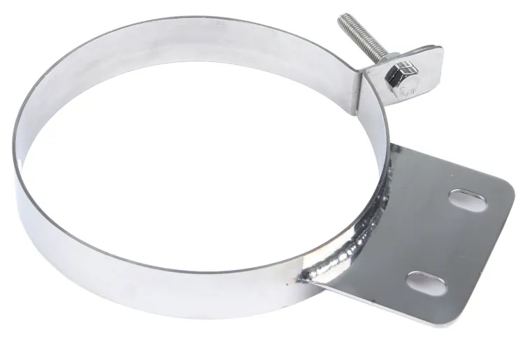 Diesel Stack Exhaust Clamp 6 in Polished 304 Stainless Steel Pypes Exhaust product image
