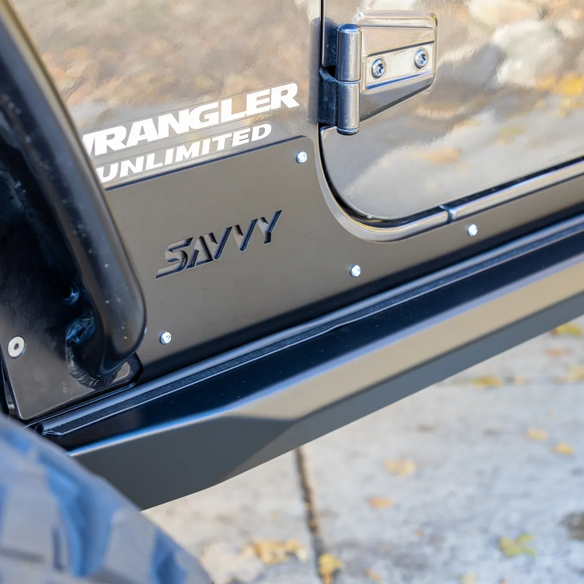 0718 Wrangler Bolt On Slider Kit Raw product image