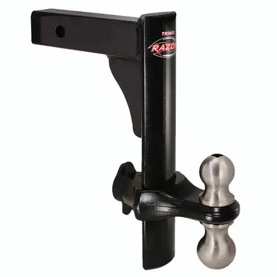 Trimax Trimax Razor 12in Drop/Rise Powder Coat Black (Does Include Towballs)