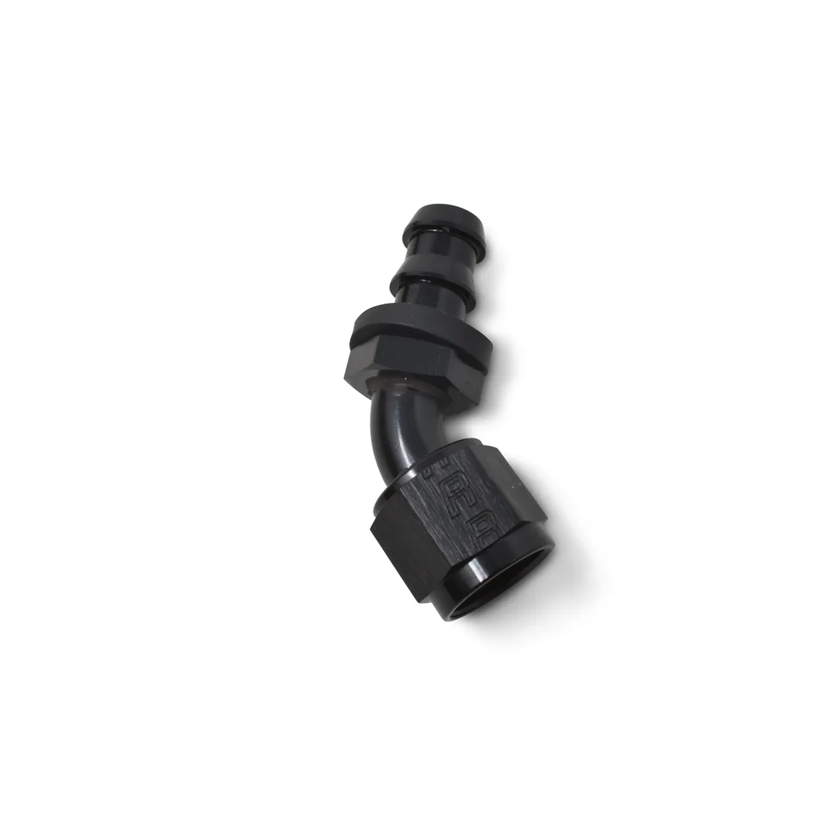 Twist-Lok Hose End #8 45 Deg Black product image