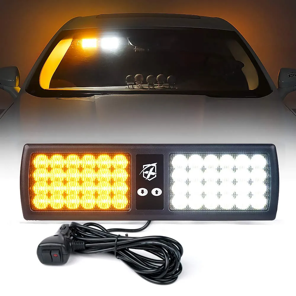 Windshield Visor 48 LED Strobe Lights | Decoy Series product image
