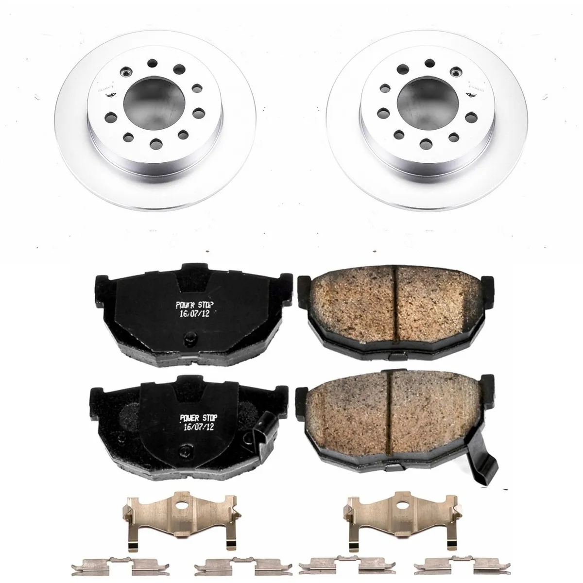 Z17 Geomet Coated Rotor Kit: Genuine Geomet Fully Coated Rotors; Ceramic Pads W/Hardware product image