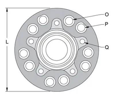 Wilwood Brakes Wilwood Hub Assemblysolidmopara Body 73-76