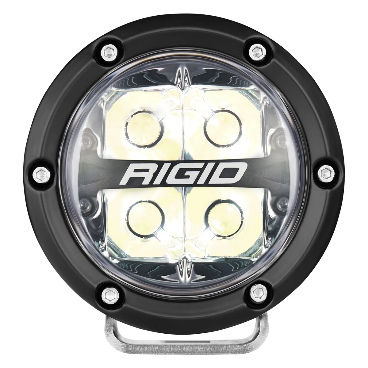 Rigid 360-Series 4 Inch Round LED Off-Road Spot Beam Pattern For Moderate Speed (20-50 Mph) And Rgbw Backlight Pair product image