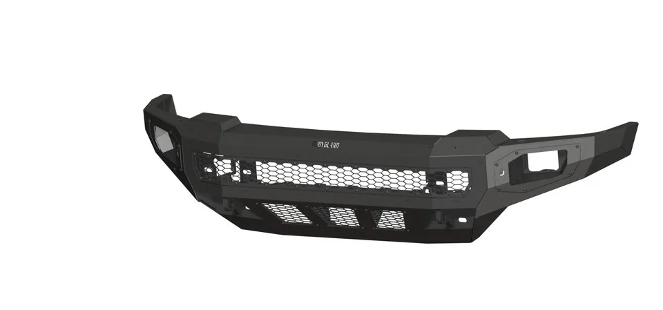 Freedom Front Bumper Base For 2023-2026 Ford F250/F350 Superduty Non-winch Sensor Cutouts Texture Black Powdercoat Bodyguard Bumpers product image
