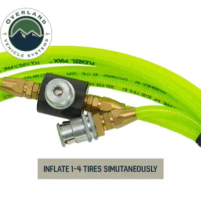 Overland Vehicle Systems Up Down Air Quick Flate 4-Way Inflation/Deflation System