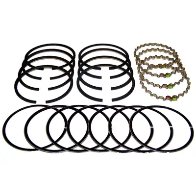 Crown Automotive Jeep Replacement Piston Ring Set 1945-1949 CJ-2A w/ 4-134 L-Head Engine;1948-1953 CJ-3A w/ 4-134 L-Head Engine;1953-1968 CJ-3B w/ 4-134 F-Head Engine;1955-1971 CJ-5 w/ 4-134 F-Head Engine;1955-1971 CJ-6 w/ 4-134 F-Head Engine;1941-1945 MB w/ 4-134 L-Head Engine; 195