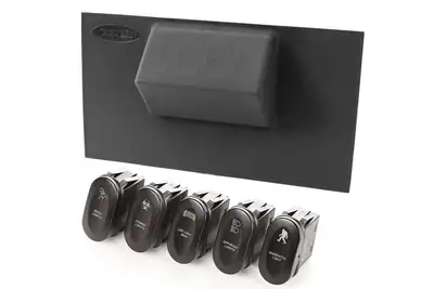Rugged Ridge Rugged Ridge Etched Lower 4 Switch Panel Kit - JK