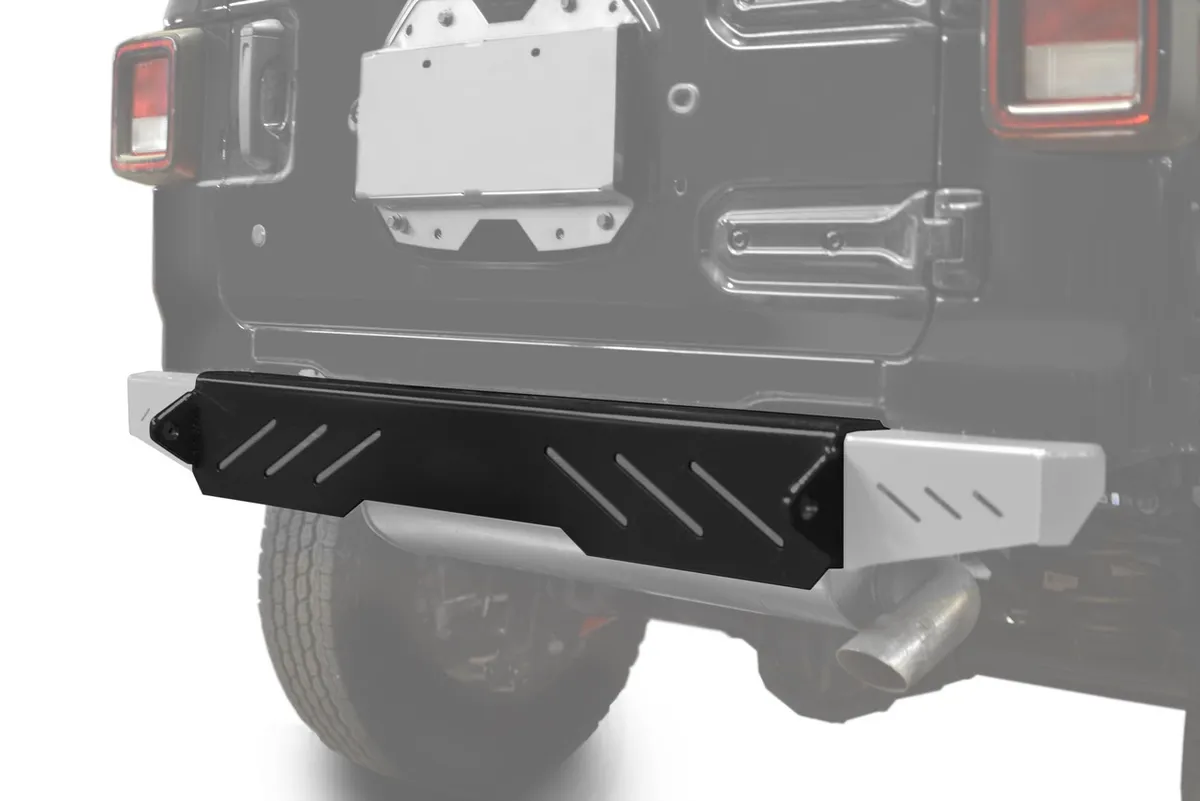 Steinjager Bumpers 2018 to Present Rear Cap Style Bare