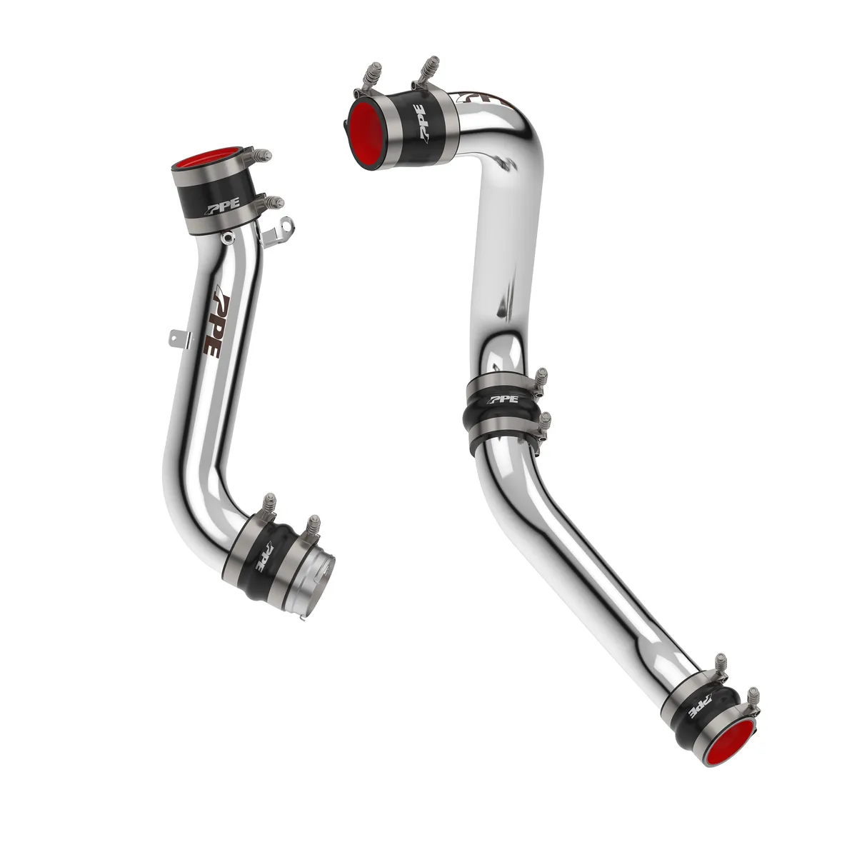 Charge Air Pipe Kit - GM 6.6L Duramax L5P 2017-2019 - Polished Pacific Performance Engineering product image