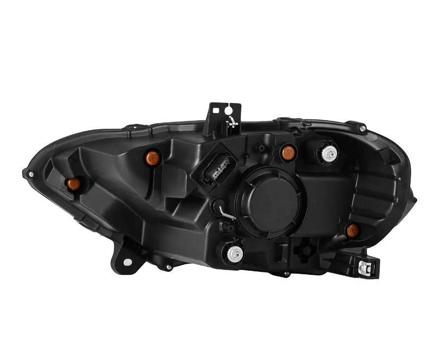 LED Projector Headlights Black w Activation Light Sequential Signal Switchback DRL product image