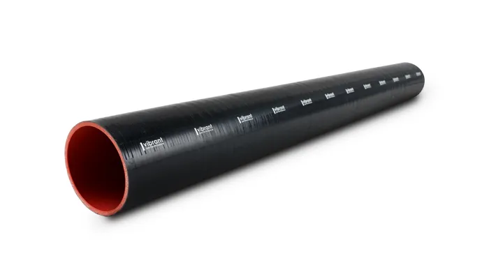 Straight Hose Coupler; 2.5 in. ID; 36 in. Length; 50 PSI Maximum Operating Pressure; 0.2 in. Wall Thickness; Black; product image