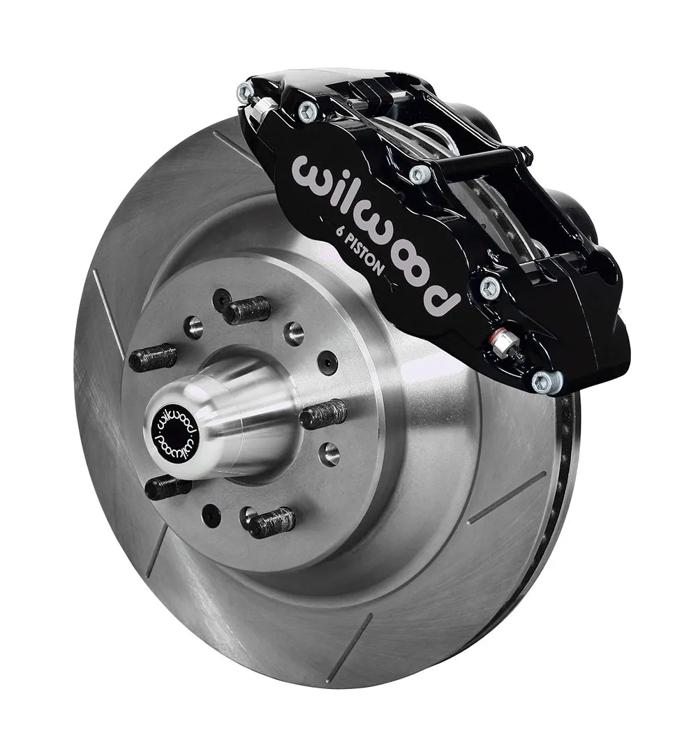 1957 - 1968 Edsel, Ford, Mercury Forged Narrow Superlite 6R Big Brake Front Brake Kit (Hub and 1PC Rotor) - 140-13654 product image